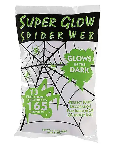 Spirit Halloween Glow In The Dark Spider Web Decoration 1 Spirit Halloween Glow In The Dark Spider Web Decoration