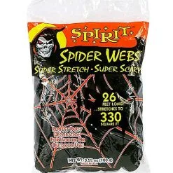 Spirit Halloween Black Spider Web