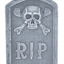 Spirit Halloween 15 Inch Skull And Bones Tombstone