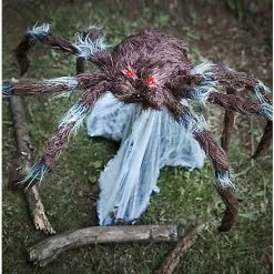 Spirit Halloween 21 Inch Brown Jumping Spider Animatronic