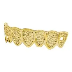 Spirit Halloween Golden Grillz Teeth -Costume Decor Hub 01228238 c