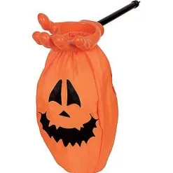 Spirit Halloween Pumpkin Loot Scoop Treat Bag