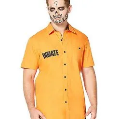 Spirit Halloween Arkham Inmate Work Shirt - Suicide Squad