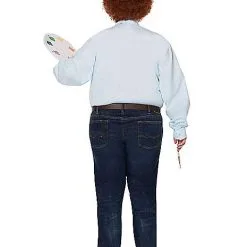 Spirit Halloween Adult Bob Ross Costume - Firefly -Costume Decor Hub 01369651 d