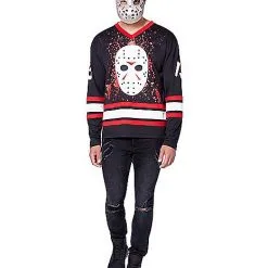 Spirit Halloween Jason Voorhees Hockey Jersey - Friday The 13th