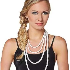 Spirit Halloween Faux Pearl Mermaid Necklace -Costume Decor Hub 01413715 c
