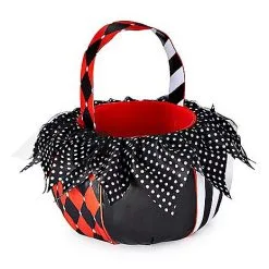 Spirit Halloween Twisted Circus Plush Treat Bucket -Costume Decor Hub 01424092 c