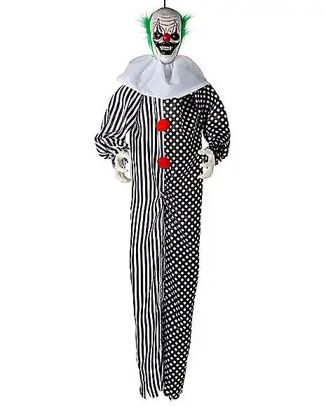 Spirit Halloween 6 Ft Animated Hanging Clown Decoration 2 Spirit Halloween 6 Ft Animated Hanging Clown Decoration - Image 2
