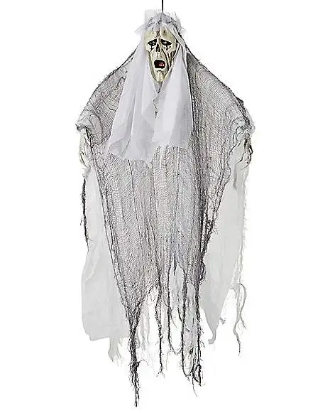 Spirit Halloween 36 Inch Light-Up Hanging White Reaper Decoration 2 Spirit Halloween 36 Inch Light-Up Hanging White Reaper Decoration - Image 2