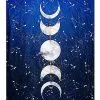 Spirit Halloween Tarot Moonphase Fleece Blanket