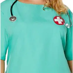 Spirit Halloween Adult ER Surgeon Plus Size Costume -Costume Decor Hub 01463249 f