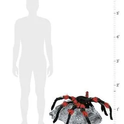 Spirit Halloween 21 Inch LED Black Jumping Spider Animatronic -Costume Decor Hub 01463447 b