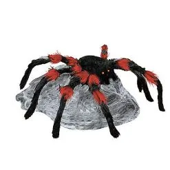 Spirit Halloween 21 Inch LED Red And Black Jumping Spider Animatronic -Costume Decor Hub 01463447 d