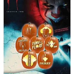 Spirit Halloween Pumpkin Carving Stencils - It Chapter 2