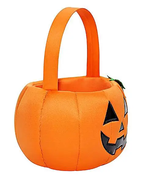 Spirit Halloween Light-Up Pumpkin Plush Treat Bucket 3 Spirit Halloween Light-Up Pumpkin Plush Treat Bucket - Image 3
