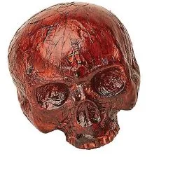 Spirit Halloween Red Skull