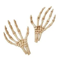 Spirit Halloween Skeleton Hands -Costume Decor Hub 01475987 c