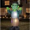 Spirit Halloween 8 Ft LED Frankenstein Inflatable Decoration