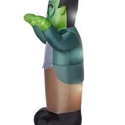 Spirit Halloween 8 Ft LED Frankenstein Inflatable Decoration -Costume Decor Hub 01476167 e