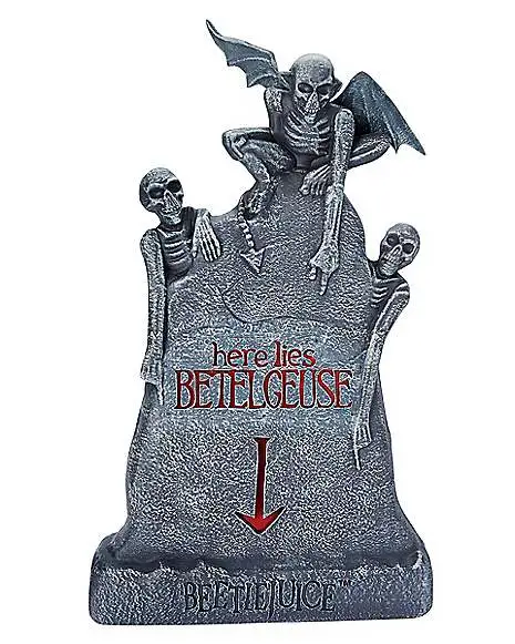 Spirit Halloween LED Here Lies Beetlejuice Tombstone 2 Spirit Halloween LED Here Lies Beetlejuice Tombstone - Image 2