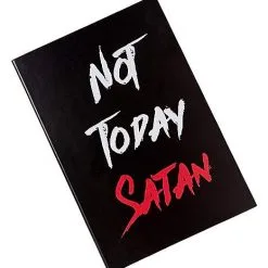 Spirit Halloween Not Today Satan Journal