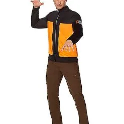 Spirit Halloween Adult Male Naruto Jacket - Naruto Shippuden