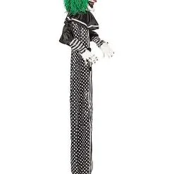 Spirit Halloween 5 Ft Animated Light-Up Clown Hanging Prop - Decorations -Costume Decor Hub 01494533 c