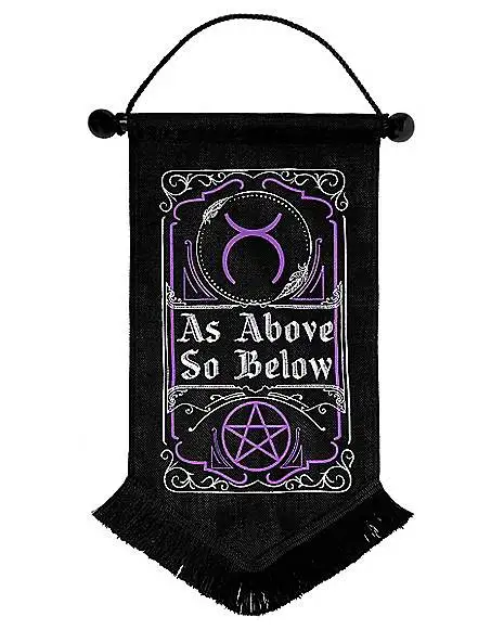 Spirit Halloween As Above So Below Scroll Sign 1 Spirit Halloween As Above So Below Scroll Sign