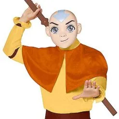 Spirit Halloween Adult Aang Costume - Avatar: The Last Airbender -Costume Decor Hub 01505791 c