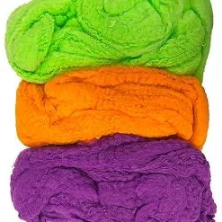 Spirit Halloween Multi-Pack Colored Spider Web Decoration -Costume Decor Hub 01511930 c