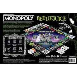 Spirit Halloween Beetlejuice Monopoly Board Game -Costume Decor Hub 01518166 c