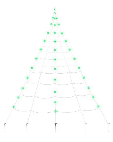 Spirit Halloween 10 Ft. Light Up Green Spider Web 3 Spirit Halloween 10 Ft. Light Up Green Spider Web - Image 3