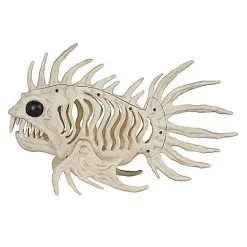 Spirit Halloween Fish Skeleton Figure -Costume Decor Hub 01528793 c
