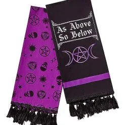 Spirit Halloween Multi-Pack As Above So Below Dish Towels - 2 Pack