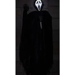 Spirit Halloween 5 Ft Light-Up Ghost Face Hanging Prop - Decorations -Costume Decor Hub 01546233 c