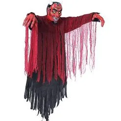 Spirit Halloween 4 Ft Light-Up Hanging Vintage Devil Decoration -Costume Decor Hub 01546365 d