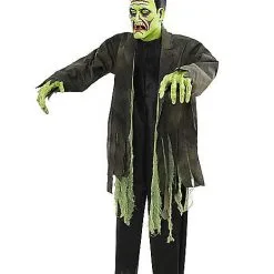 Spirit Halloween 4 Ft Light-Up Hanging Vintage Monster Decoration -Costume Decor Hub 01546373 c