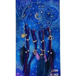 Spirit Halloween Blue And Purple Dream Catcher -Costume Decor Hub 01546993 c
