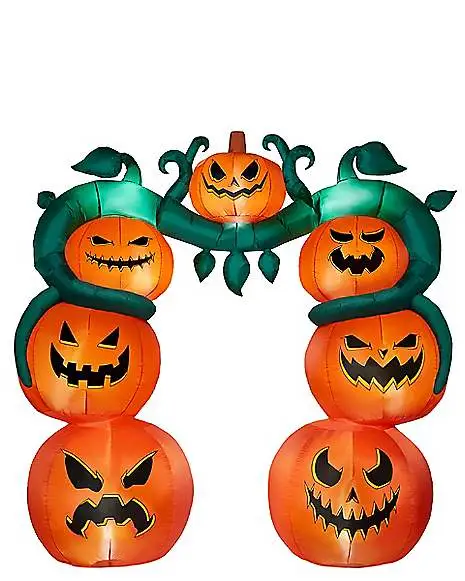Spirit Halloween 9 Ft Light-Up Jack-O'-Lantern Archway Inflatable Decoration 3 Spirit Halloween 9 Ft Light-Up Jack-O'-Lantern Archway Inflatable Decoration - Image 3