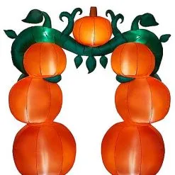 Spirit Halloween 9 Ft Light-Up Jack-O'-Lantern Archway Inflatable Decoration 9 Spirit Halloween 9 Ft Light-Up Jack-O'-Lantern Archway Inflatable Decoration -Costume Decor Hub 01547413 d