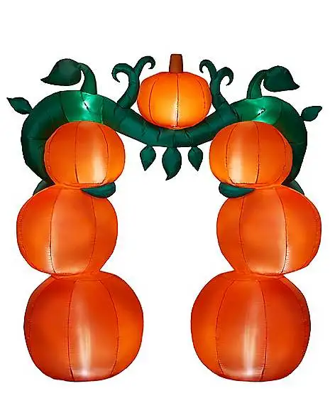 Spirit Halloween 9 Ft Light-Up Jack-O'-Lantern Archway Inflatable Decoration 4 Spirit Halloween 9 Ft Light-Up Jack-O'-Lantern Archway Inflatable Decoration - Image 4