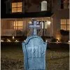 Spirit Halloween 4 Ft Light-Up Tombstone Inflatable Decoration