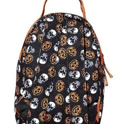 Spirit Halloween Skull And Pumpkin Mini Backpack -Costume Decor Hub 01548809 d