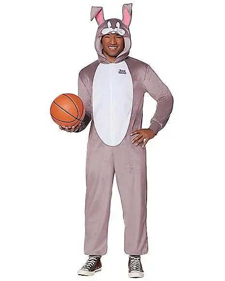 Spirit Halloween Adult Bugs Bunny Union Suit - Space Jam 1 Spirit Halloween Adult Bugs Bunny Union Suit - Space Jam