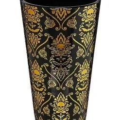 Spirit Halloween Gothic Noir Skull Glass Set 2 Pack - 16 Oz. -Costume Decor Hub 01564442 d