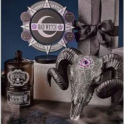 Spirit Halloween Mystical Arts Ram Head Sign -Costume Decor Hub 01564475 d