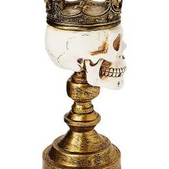 Spirit Halloween Crowned Skull Candle Holder 7 Spirit Halloween Crowned Skull Candle Holder -Costume Decor Hub 01564491 d