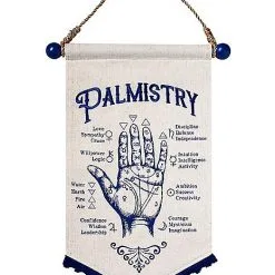 Spirit Halloween Tarot Palmistry Canvas Banner
