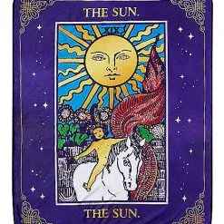 Spirit Halloween The Sun Tarot Fleece Blanket