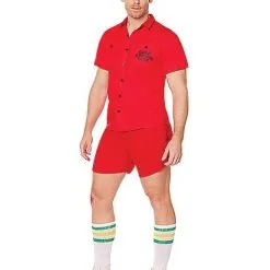 Spirit Halloween Adult Camp Crystal Lake Button Down Shirt - Friday The 13th -Costume Decor Hub 01565647 c